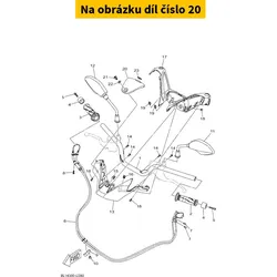 Yamaha Cover Handle 2 (SMX) BL1F614500P3