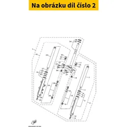 Yamaha Front Fork Assy (L BPBF31020000