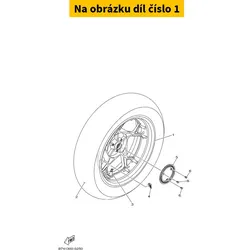 Yamaha Cast Wheel Rear BY3F53382000