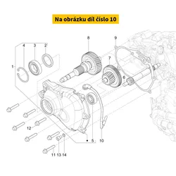 Piaggio Gear Box Breather Assy CM162205