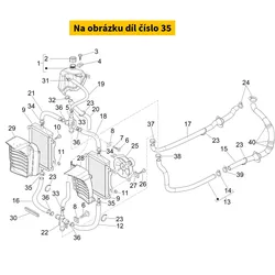 Piaggio Countersunk Screw CM226916