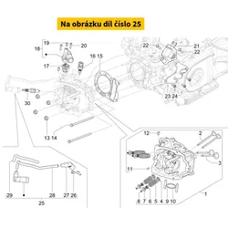 Piaggio Complete H.T. Cable With Spark Plug Cap CM339902