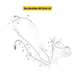 Piaggio Lock Saddle Com.Trasmiss. CM344602