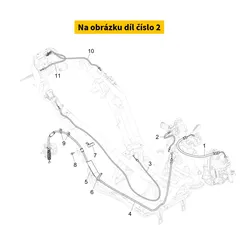 Piaggio Lock Parking Brake Trasmission CM344604