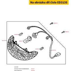 Kymco Scheinwerfer kpl. ED3135