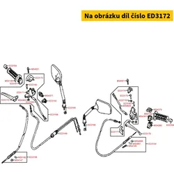 Kymco Bremshebel re. ED3172