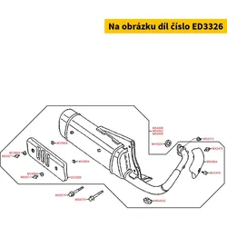 Kymco Auspuffblende ED3326