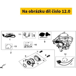 SYM Carb.F.C.B Fixing Set. LCA-4