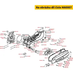 Kymco Deckel f. Ölfilter MA0007