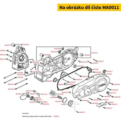 Kymco Kugellager 10x35x11  6300 LLUC beidseitig geschl. MA0011