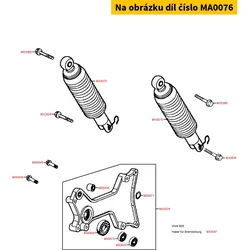 Kymco Schwingarm hinten re. MA0076