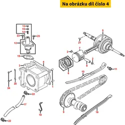 Kymco Zylinderfussdichtung MA0148