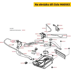 Kymco Halter f. Benzinpumpe MA0563