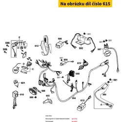 Kymco Steuergerät f. Spiegel MA0626