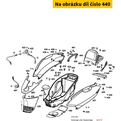 Kymco Einlage f.Helmfach MA0628