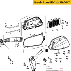 Kymco Luftfiltergehäuse m.Ansaugschl. MA0647