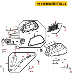 Kymco Deckel f. Luftfiltergehäuse MA0648
