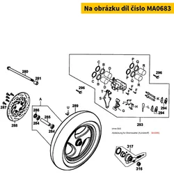 Kymco Bremskolben D=27 MA0683