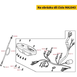 Kymco Tachometer MA1043