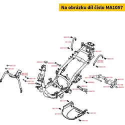 Kymco Haltegriff li.hinten unter Verkleidung MA1057
