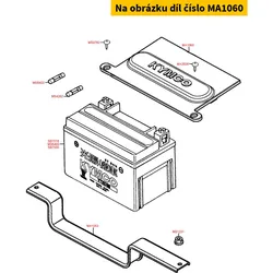 Kymco Batteriefachabdeckung MA1060
