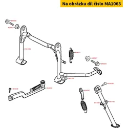 Kymco Seitenständer MA1063