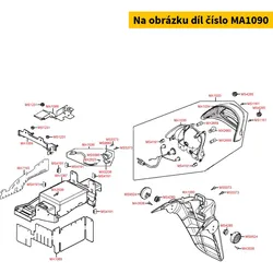 Kymco Kotflügel hinten MA1090