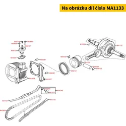 Kymco Kolben 125ccm MA1133