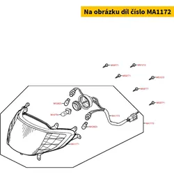 Kymco Kabelsatz f. Scheinwerfer MA1172