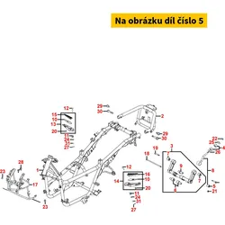 Kymco Gummilager f.Motorhalter 10,5x30x30 MA1186