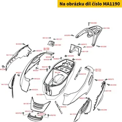 Kymco Wartungsdeckel MA1190