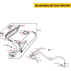 Kymco Schlauch Winkelstück zum Filter E2 MA1209