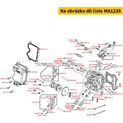 Kymco Dichtung Ansaugstutzen MA1238