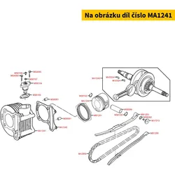 Kymco Zylinder = MA1475 MA1241
