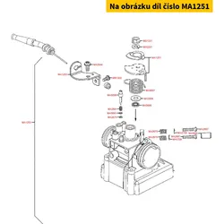 Kymco Gaszugrad MA1251