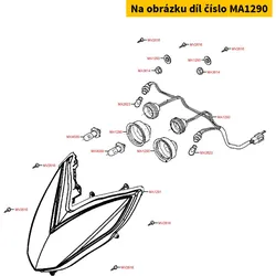 Kymco Abdeckung Glühbirnenaufnahme MA1290