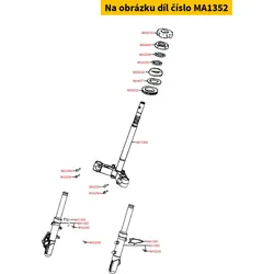 Kymco Gabelholm kpl. re. MA1352