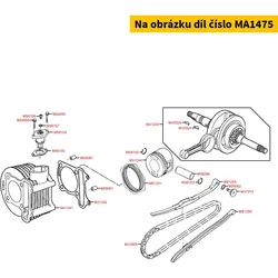 Kymco Zylinder MA1475
