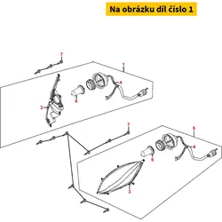 Kymco Scheinwerfer re. kpl. m. LED MA1505