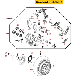 Kymco Halter f. Bremssattel MA1531