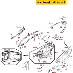 Kymco Gepäckträger f.Fzg.steingrau-met. MA1532