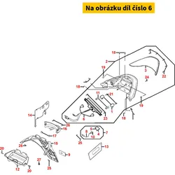 Kymco Rücklicht LED m. Kabelbaum MA1541