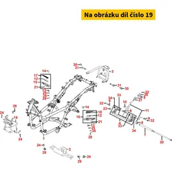 Kymco Halter Frontverkleidung MA1546