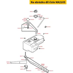 Kymco Dichtung f. Benzinstandgeber MA2103