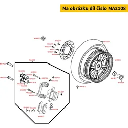 Kymco Reifen Kenda Cruiser 140/70-16 = MA210809 MA2108