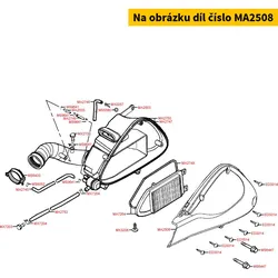 Kymco Deckel Luftfilterkasten MA2508