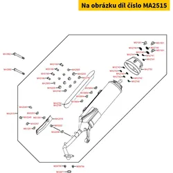 Kymco Auspuff kpl. MA2515