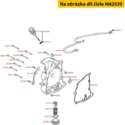 Kymco Kabel f. Batterie (Minuskabel) MA2535
