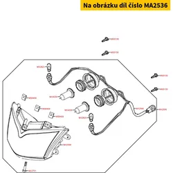 Kymco Scheinwerfer kpl. MA2536