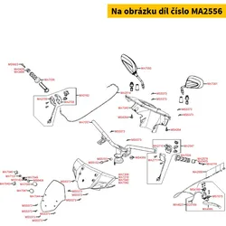 Kymco Bremszug hi. MA2556